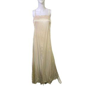 VTG 60s MOLYCLAIRE Limited LINGERIE Nightgown long maxi slip dress Acetate Nylon